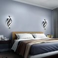 thumbnail image 5 of Aplique Led, Aplique Moderno Diseño De Arco Ip20 16w, Luz Blanca Fría 3000k, 1200 Lúmenes Negro Ip20, Adecuado para Dormitorio Y Oficina, 5 of 5