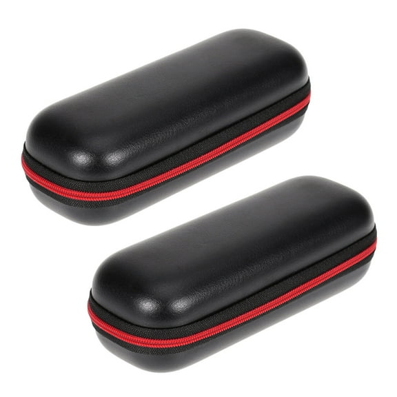 2pcs Portable EVA Watch Case Zippered Holder Waterproof Anti-Fall Packaging Box Storage Organizer Watch Collection Travel Watch Box Holder Jewelry Storage Gift Case without Watch