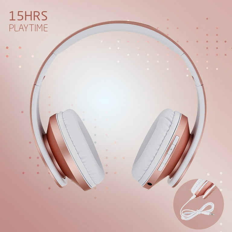 PowerLocus Casque Enfant Bluetooth, Casque Audio sans Fil pour Enfants,  Bluetooth 5.0 Confortable Pliable Casque avec Micro intégré, Volume limité  à 85db, Réglable, Micro SD Carte Slot, Lumières LED : : High-Tech