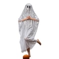 thumbnail image 6 of Halloween Unisex Sequin Ghost Cloak with Eye Holes Flowy Sparkly Full Body Cape Scary Funny Cosplay Costumes, 6 of 9