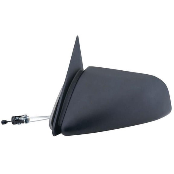 60534C - Fit System Driver Side Mirror For 89-95 Dodge Spirit, Plymouth Acclaim, Black, Non-Foldaway, Manual Remote