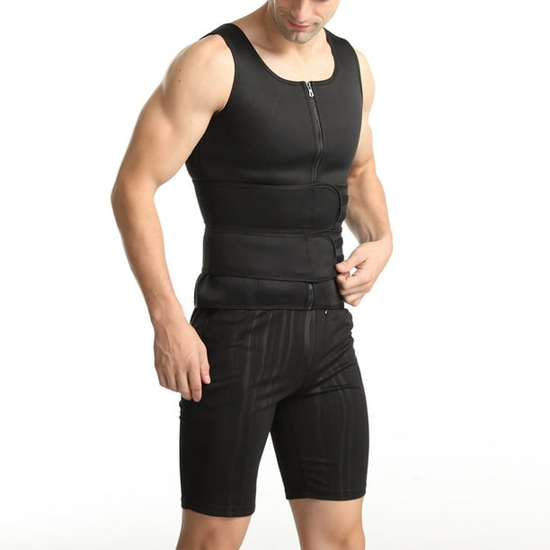 Male Waist Trainer Workout Waist Corset Vest Man Lumbar men waist corset  vest Shapewear Shirt, xL 