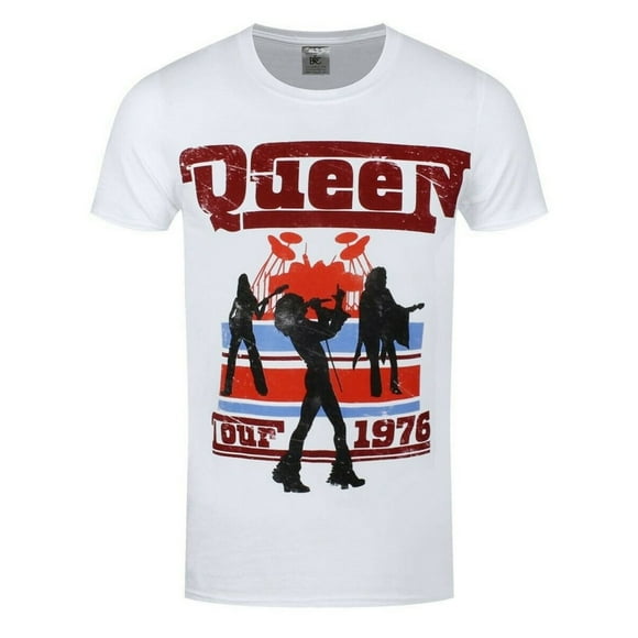 Queen Adult 1976 Tour Silhouette T-Shirt