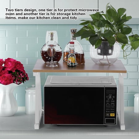 Counter Shelf Organizer Yosoo 1pc Microwave Oven Stand 2 Layers