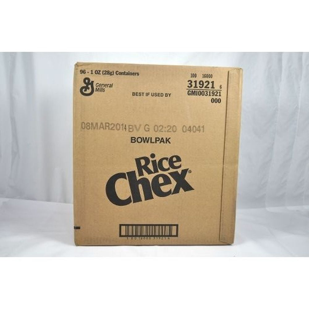 Rice Chex Single Serve Cereal Bowl Pak, 1 Ounce -- 96 per Case.
