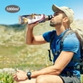 thumbnail image 6 of Yayeee 20oz Insulated Water Bottle Double Wall Stainless Steel with Flip Straw Lid, American Eagle Pattern, 6 of 7