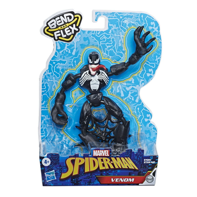 Marvel Spiderman: Bend and Flex Venom Kids Toy Action Figure for Boys and  Girls with Web Accessory (9”) 