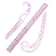French Curve Ruler Set Sewing Tools Fashion Design Pattern Making Tailor Tool Dress Curve Rulers Measure Ruler for Tailors 3pcs