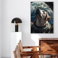 thumbnail image 5 of Hudo Labrador Retriever Space Poster, Dog Wall Art, Labrador Retriever Space Canvas Wall Art - Colorful Wall Art - Dog Bathroom Wall Art, 5 of 5