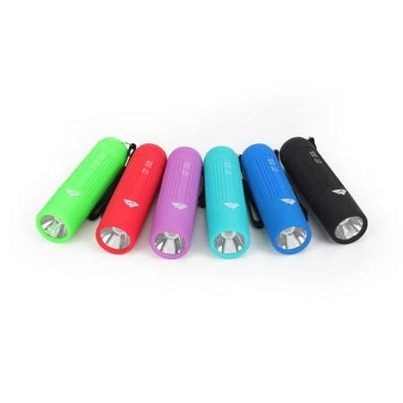 Ozark Trail Single Mini Handheld LED Flashlight, 50 Lumens, 6 Color Options, Model 6103