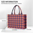 thumbnail image 2 of Large Capacity Tote Bag,Multi Color Checkerboard Checkered Pattern Handbag Fashion Luxury Tote Bag,15.7"x13"x 5.1" Inches,Laptop Compatible, 2 of 3