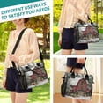 thumbnail image 6 of Large Insulated Lunch Bags for Women Men Leakproof Thermal Meal Lunch Tote Bag for Office Work Picnic Travel Old Red Barn 12L, 6 of 6