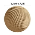thumbnail image 2 of 12cm Chew-Resistant Sisal Cat Toy Ball – 2-in-1 Interactive Scratching & Dental Care Toy for Indoor Cats – Durable Self-Play Exercise Ball with Non-Toxic Materials, 2 of 6