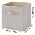 thumbnail image 2 of Dopebox Nonwoven Storage Box Drawer Fabric Storage Box, Lidless Clothes And Toys Organizer, Foldable Fabric Storage Cubes And Cloth Storage Organizer Drawer, Square Lidless Clothes Storage (L), 2 of 8