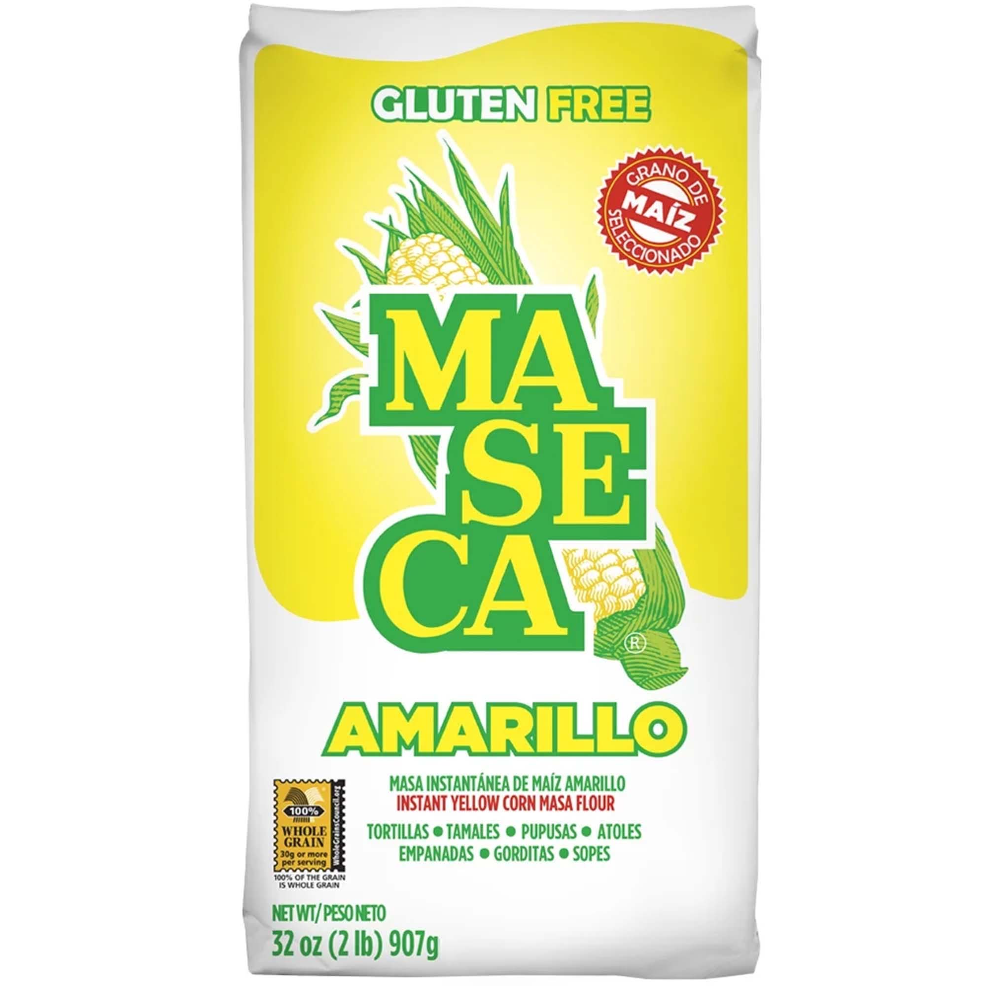 Maseca Instant Yellow Corn Flour, Gluten-Free, 2 lbs
