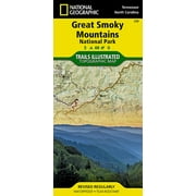 National geographic maps: trails illustrated: great smoky mountains national park - folded map: 9781566953016
