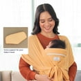 thumbnail image 4 of BabbleRoo Portabebés - Portabebés Baby Essentials, seguro y cómodo, transpirable, fácil de usar, ajustable XS a XL, promueve el vínculo entre padres e hijos, Oak Buff, 4 of 5