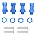 thumbnail image 3 of Adaptateur de Conversion Hexagonal d'Extension de Roue, Apparence Exquise Adaptateurs d'Entraînement de Moyeu Hexagonal de Roue pour 1/10 hors Route Voiture RC Bleu Foncé, 3 of 8