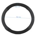 thumbnail image 2 of 15in Steering Wheel Cover Artificial Leather Water Transfer Printing Carbon Fiber Cover Universal, 2 of 3