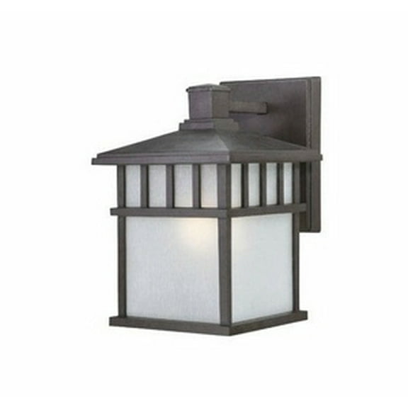 9110-34-Dolan Lighting-Barton 1-Light Outdoor Wall Lantern-Olde World Iron Finish