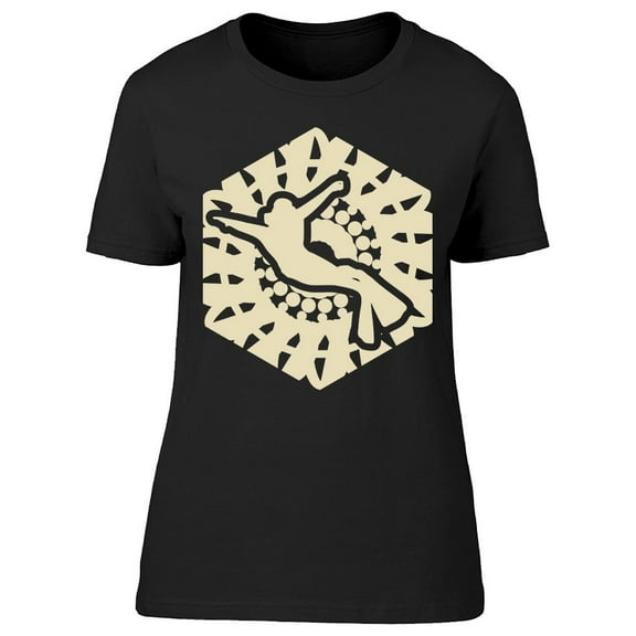 Silhouette Of Diver Zen Style Tee Women's -Image by Shutterstock