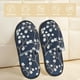thumbnail image 2 of Balery Cherry Blossoms on Navy Background Pantuflas de Casa de Felpa Silenciosas con Diseño Estampado, Zapatillas Cómodas Antideslizantes de Algodón para Interior-Large, 2 of 8