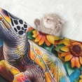 thumbnail image 2 of Sigee Sunflower Turtle for Pet Blanket for Dog Cat Puppy Blanket Cat Blankets for Small and Medium Pets-Small, 2 of 8