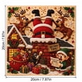 thumbnail image 2 of Christmas Pearl Diamond Art Kit for Adults, 7.87in Santa Chimney Bead Painting Craft Set with Tools for Holiday Home Decor, 2 of 6