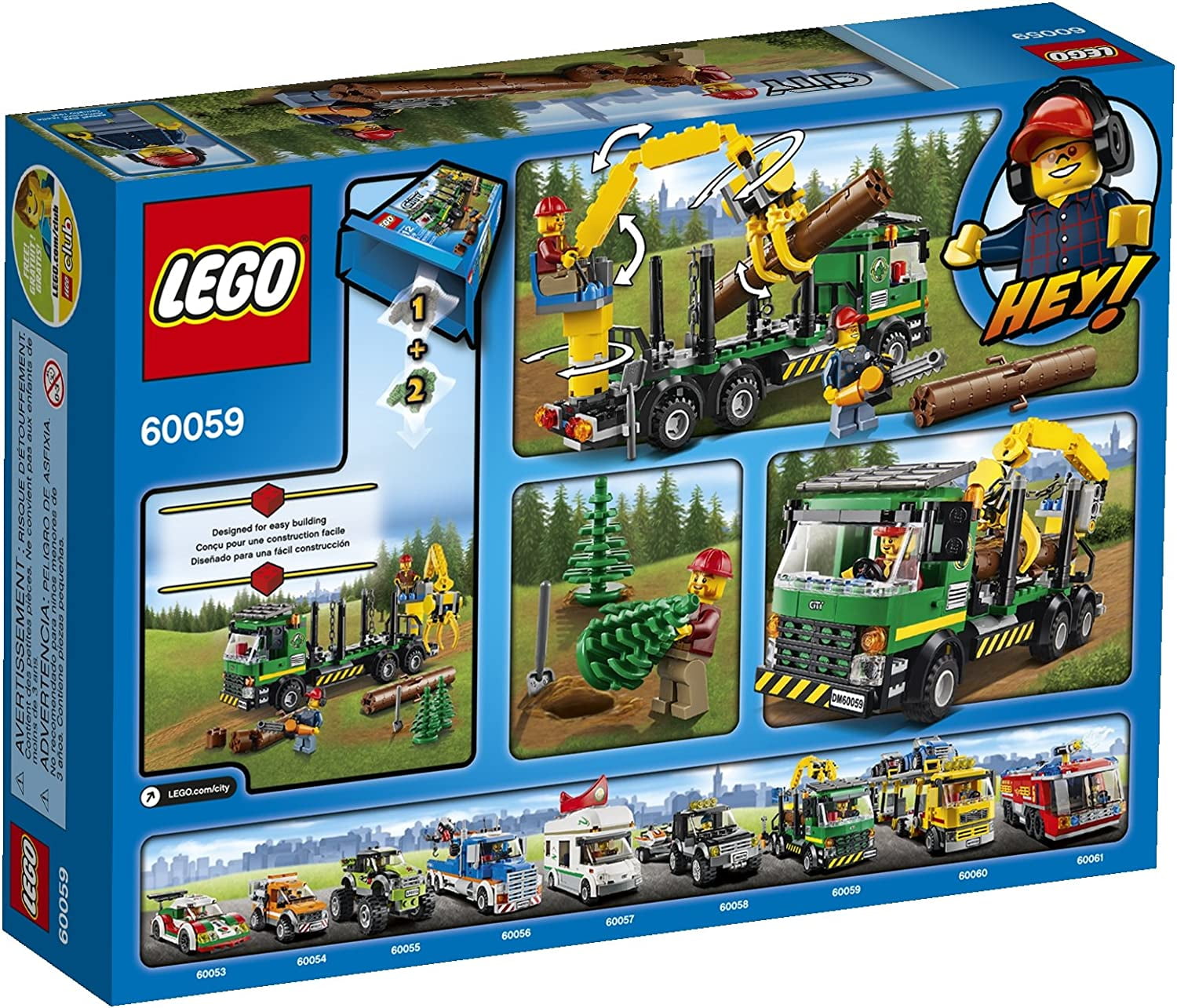 LEGO City Great Vehicles 60059 Logging Truck Walmart