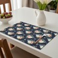 thumbnail image 6 of Placemat, Pioneer Flower Floral Print Pattern Place Mats Table Mat Set Of 2, PVC Washable Placemats for Party Kitchen Dining Decoration, 18x12 Inch, Fade Resistant, 6 of 6