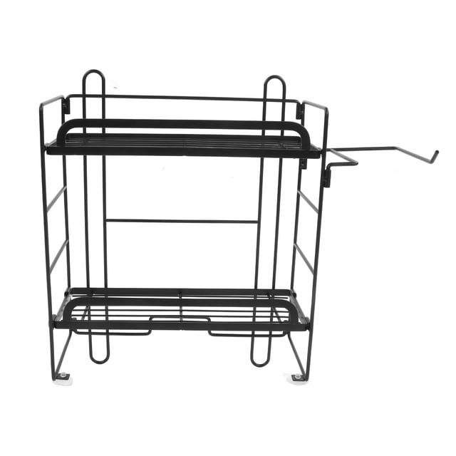Wall Mounted Shelves,Toilet Storage Shelves Iron Multifunctional Toilet Rack Toilet Shelveswith Hooks Future-Proof Design