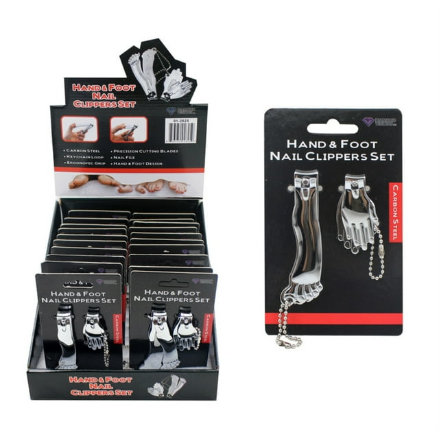 Diamond Visions Coupe-Ongles Main&Pied (Lot de 20)