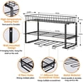 thumbnail image 3 of Heavy Duty Floating Tool Shelf&Organizer Wall Mounted for Handheld & Power Tools, 3 of 8