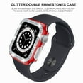 thumbnail image 4 of Worryfree Gadgets Bling Bumper Case for Apple Watch Red/Silver 42mm (C19-RDSL42), 4 of 5
