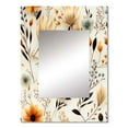 thumbnail image 2 of Designart "Subdued Fern Elegance VI" Floral Wall Mirror, Printed Beige Wall Mirror, Traditional Bathroom Wall Mirror, Decorative Floral Mirror - 24x32 Inch, 2 of 5