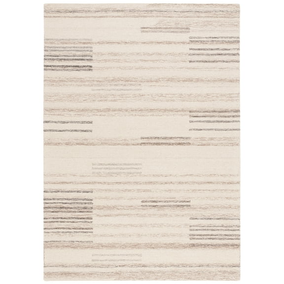 SAFAVIEH Metro Jakov Geometric Area Rug, Ivory/Brown, 8' x 10'