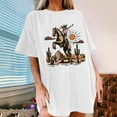 thumbnail image 4 of Short Sleeve Tshirts Shirts for Women T Shirts Big T Shirts for Women Graphic Vintage Oversized Tshirts, 4 of 7