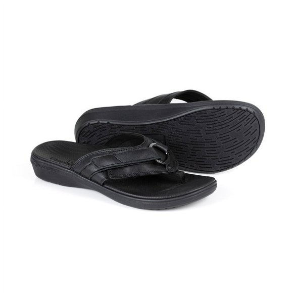 PowerStepÂ® ArchWearâ¢ Women's Dress Sandals Black - 8450-10