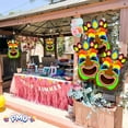 thumbnail image 6 of PMU Luau Crowned Tiki God Shape 22 Inch Mylar-Foil Balloon Pkg/10, 6 of 8