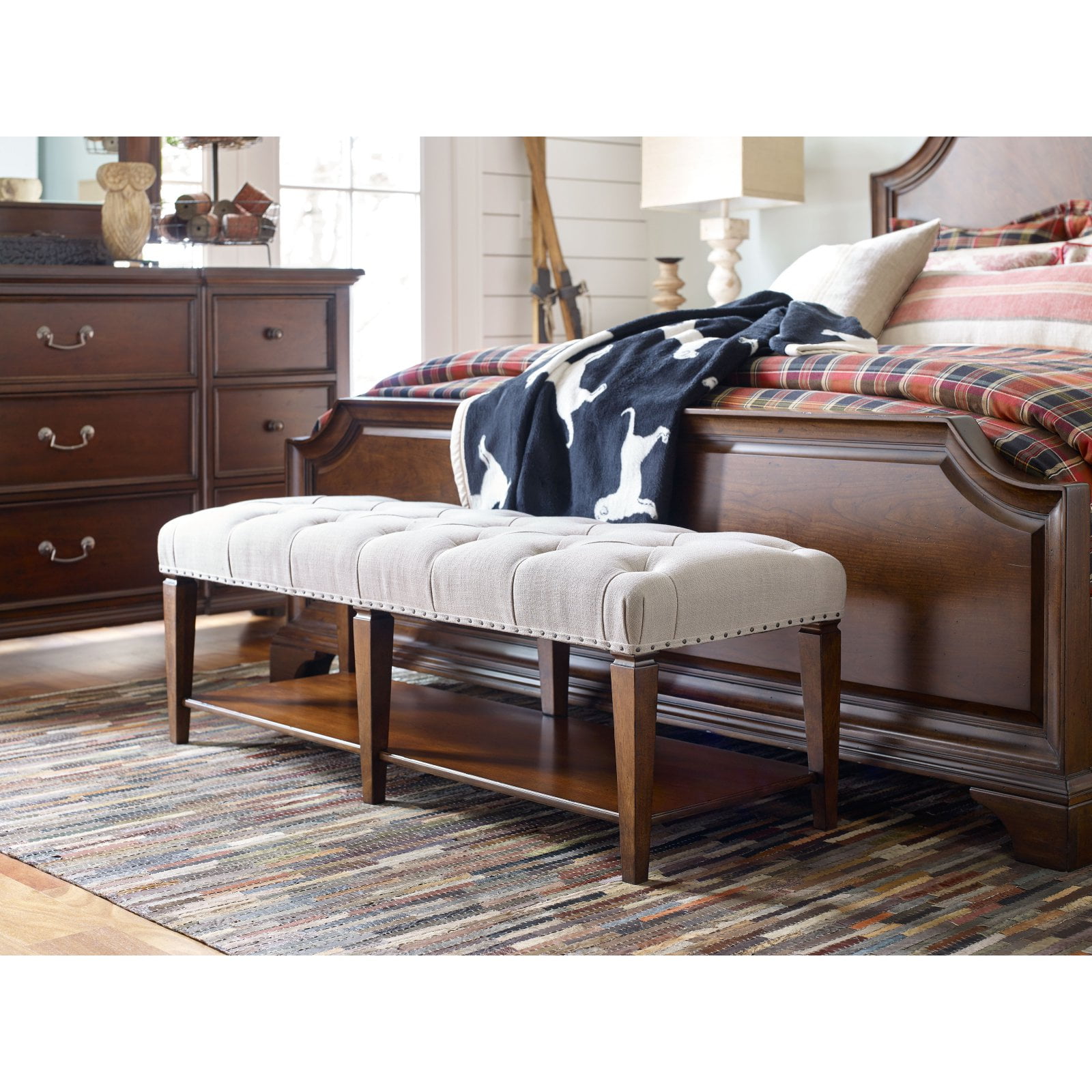 Rachael Ray Upstate Upholstered Indoor Bedroom Bench