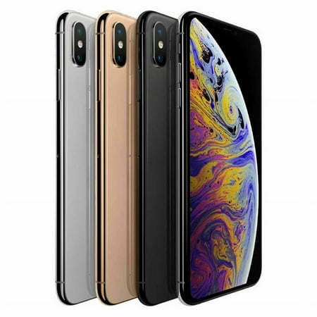 Pre-Owned Apple iPhone XS 64GB 256GB 512GB All Colors - Factory Unlocked Smartphone - Very (Refurbished: Good)