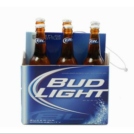 kurt adler bud light six pack bottles christmas ornament bud light christmas ornament
