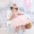 thumbnail image 5 of Robe à Paillettes avec Nœud pour Bébé Fille Pricess, Robes de Fête, Costume de Noël, 5 of 5