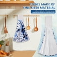 thumbnail image 4 of 4PCS Hanging Kitchen Towels Absorbent Easy to Clean Towels with Hanging Loop Versatile Soft Fast Drying Hanging Tie for Your Home Use, 4 of 12