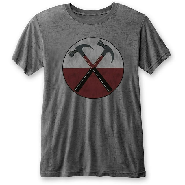 Pink Floyd T-Shirt Adulte The Wall Hammers Burnout