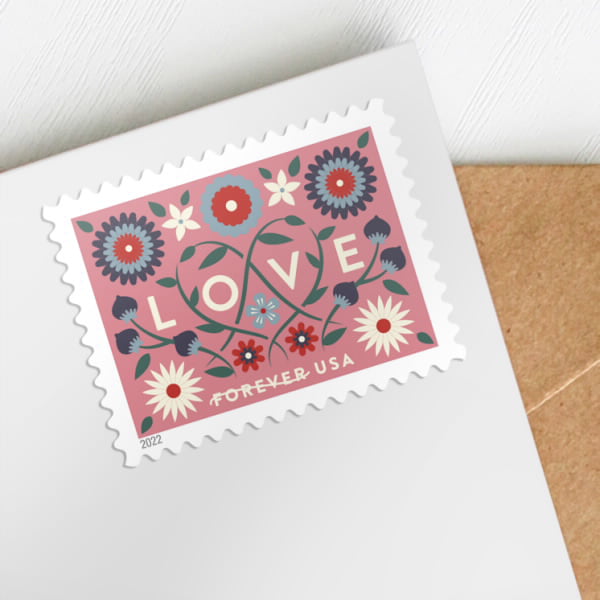 Garden Corsage Sheet of 20 USPSFirst Class 2 ounce Forever Postage Stamps  Wedding Celebration (20 Stamps) 
