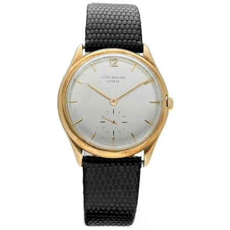 Patek Philippe by Calatrava Men's 18K Yellow Gold 33mm Vintage Wrist Watch, Yellow Gold, (2557)