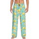 thumbnail image 1 of Fotbe Yellow Lemon Pantalones de Pijama para Hombre, Pantalones de Dormir, Pantalones de Casa con Cintura Ajustable y Bolsillos-X-Large, 1 of 6