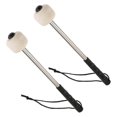 thumbnail image 3 of 12.5 inch bass drum mallets steel wool felt 2 pack, 3 of 4