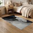 thumbnail image 2 of ODIKA 5'x7' Washable Area Rug Long Hallway Abstract Marbled Swirl Contemporary Flowing Entryway for Dining Room, Under Table, Home Office, Non-Slip Chair-Friendly, 2 of 7